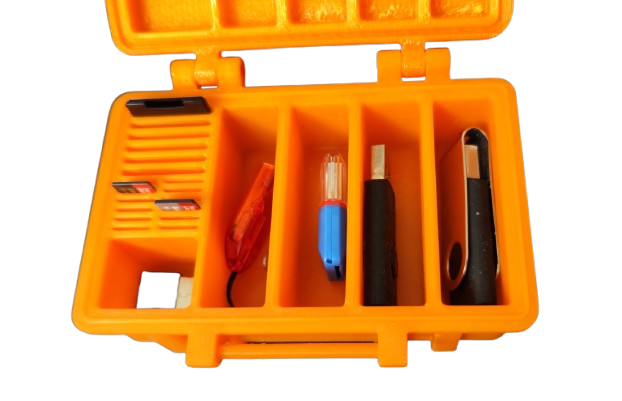 SD Card and Pendrive Portable Storage Case with Multi-Compartments