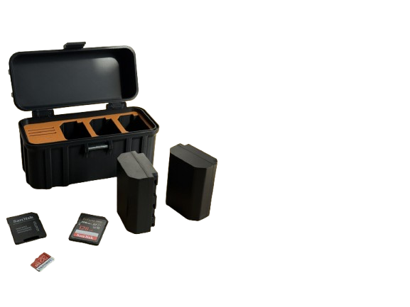 Sony accessories box for FZ-100 baterry and SD