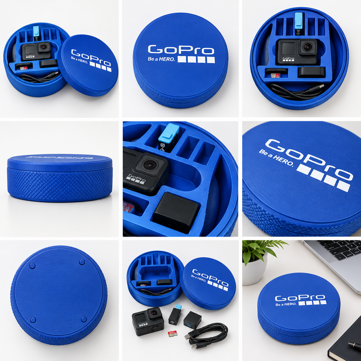 Action Cam Case, Hero 9, 10, 11, 12 Max Lens Mod