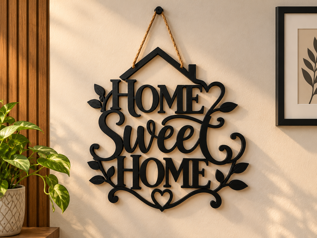 Home Sweet Home – Elegant Wall Decoration