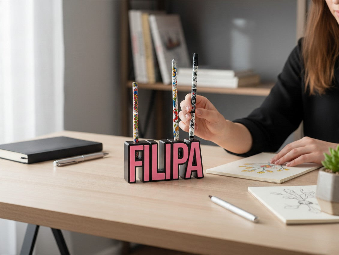 Custom Name Pencil Holder V2 - With Profession