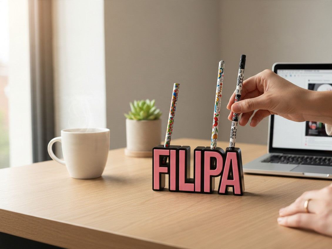 Custom Name Pencil Holder V2 - With Profession