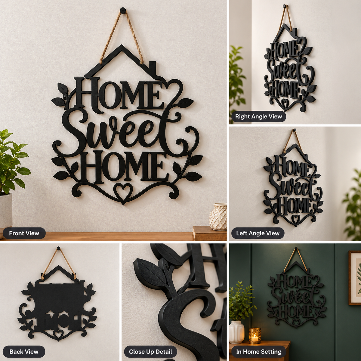 Home Sweet Home – Elegant Wall Decoration