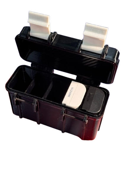 Canon LPE6 Hard Case / Storage (5 x Batteries) Durable Multi-Compartment Storage Case