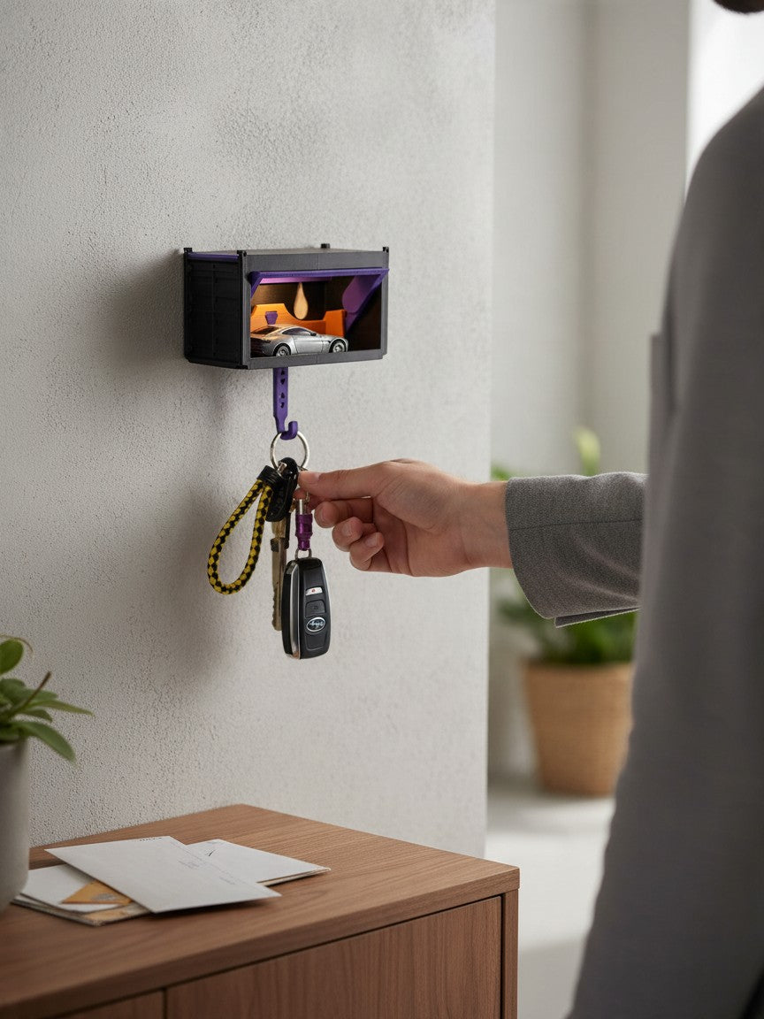 Car Key Garage Holder