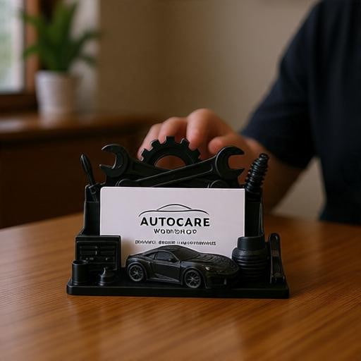 Car Mechanic Business Card Holder