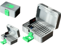 Multi-Slot Memory Card Storage Case with Secure Lock & Organizer Tray